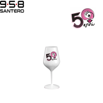 CALICE WINE COCKTAIL ABS BIANCO 470 CC NUMERI FUXIA