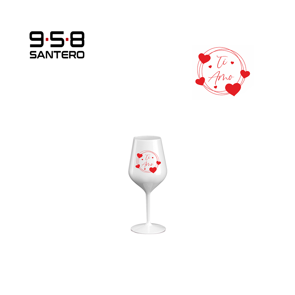 TI AMO CALICE WINE COCKTAIL ABS BIANCO 470 CC