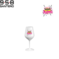 AUGURI MAMMA CALICE WINE COCKTAIL ABS BIANCO 470 CC