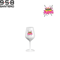 AUGURI MAMMA CALICE WINE COCKTAIL ABS BIANCO 470 CC