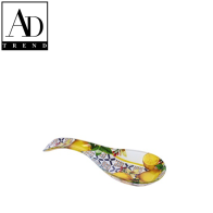 AD TREND - PORTA CUCCHIAIO VETRO ASSORTITO 2 DECORI CM 26x9xH3