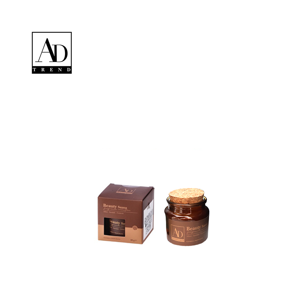 AD TREND - CANDELA PROFUMATA CON VASETTO IN VETRO E COPERCHIO IN SUGHERO DIAM.CM.6,5 x H. CM.6,5 AD TREND - CANDELA PROFUMATA CON VASETTO IN VETRO E COPERCHIO IN SUGHERO DIAM.CM.6,5 x H. CM.6,5