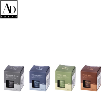 AD TREND - CANDELA PROFUMATA CON VASETTO IN VETRO  E COPERCHIO IN SUGHERO DIAM.CM.6,5 x H. CM.6,5