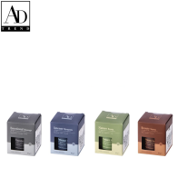 AD TREND - CANDELA PROFUMATA CON VASETTO IN VETRO  E COPERCHIO IN SUGHERO DIAM.CM.6,5 x H. CM.6,5