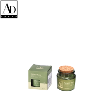 AD TREND - CANDELA PROFUMATA CON VASETTO IN VETRO  E COPERCHIO IN SUGHERO DIAM.CM.6,5 x H. CM.6,5
