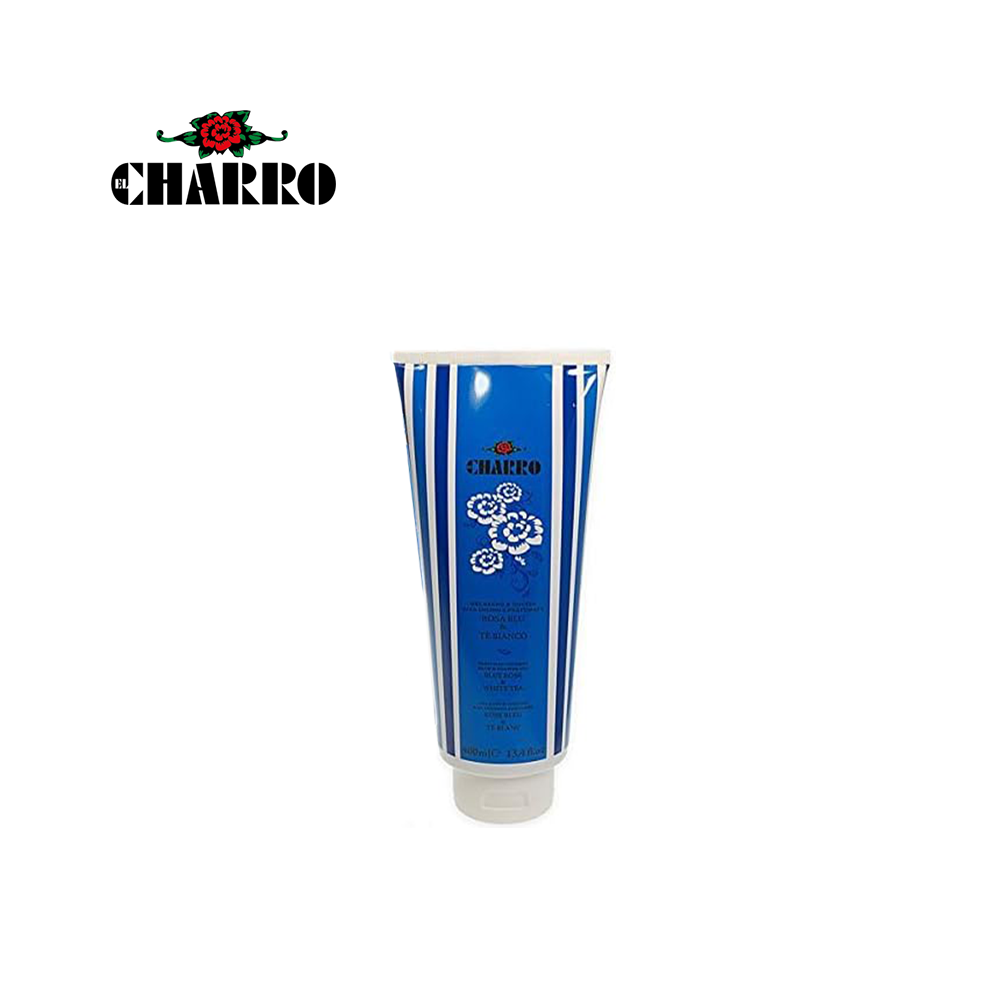 EL CHARRO - ROSA BLU & THE' BIANCO GEL BAGNO & DOCCIA ALLA COLONIA PROFUMATA 400ML