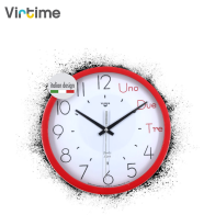 VIRTIME - OROLOGIO PARETE ABS DIAM. 25,4 CM MOVIMENTO SWP SILENZIOSO