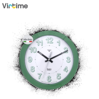 VIRTIME - OROLOGIO PARETE ABS DIAM. 20,5 CM MOVIMENTO SWP SILENZIOSO -SOLID- QUAD. BIANCO VARIE COLORAZIONI