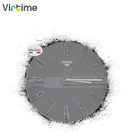 VIRTIME - OROLOGIO PARETE ABS TONDO DIAM. 36 CM NUMERI ARABI