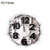 VIRTIME - OROLOGIO PARETE ABS BIG NUMBERS DIAM. 35 CM
