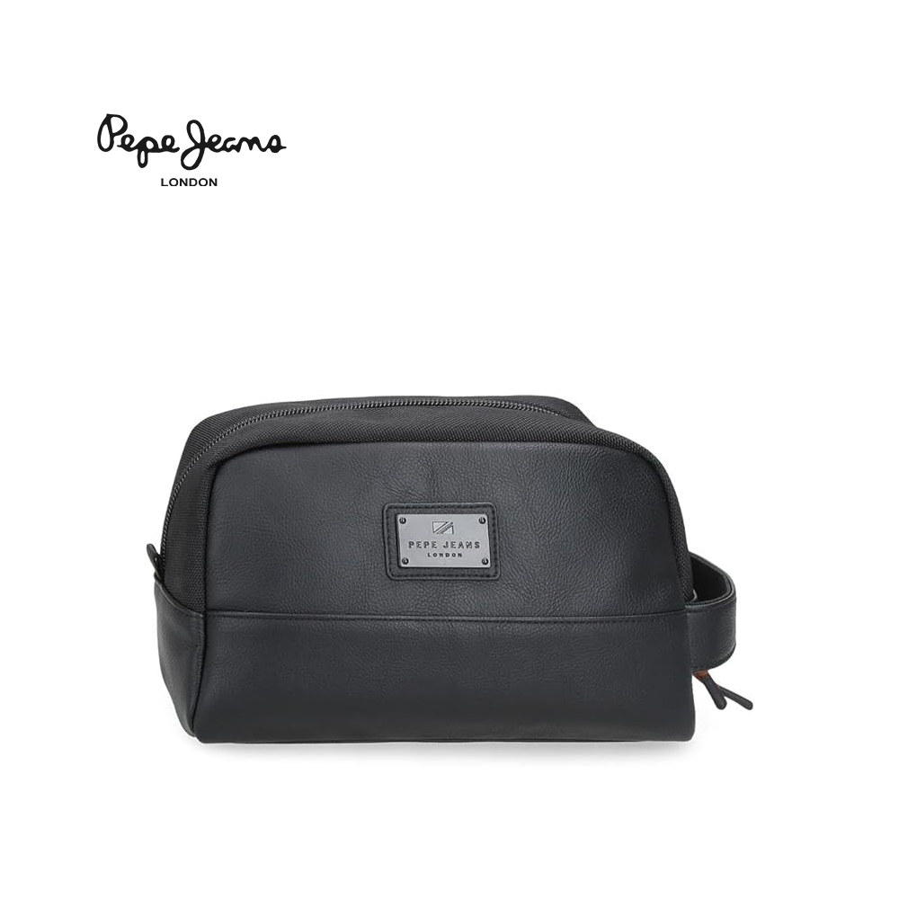 PEPE JEANS - BEAUTY CASE UOMO EGHAM NERO PEPE JEANS - BEAUTY CASE UOMO EGHAM NERO