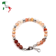 BRACCIALE CON PIETRE DURE "MADE IN ITALY"