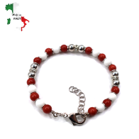 BRACCIALE CON PIETRE DURE "MADE IN ITALY"