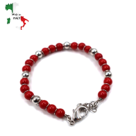 BRACCIALE CON PIETRE DURE "MADE IN ITALY"