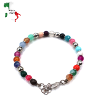BRACCIALE CON PIETRE DURE "MADE IN ITALY"