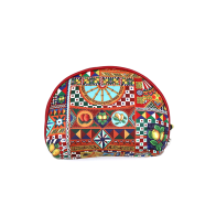 DIVINA COSTIERA - POCHETTE PORTAMONETE MEZZALUNA VARIE FANTASIE.