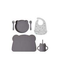 ELLEPI - CONFEZIONE REGALO SET PAPPA SVEZZAMENTO IN SILICONE BPA FREE