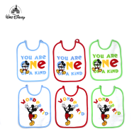 DISNEY BABY - BAVAGLINO IN SPUGNA PLASTIFICATA MIKY MOUSE SET 6 PZ