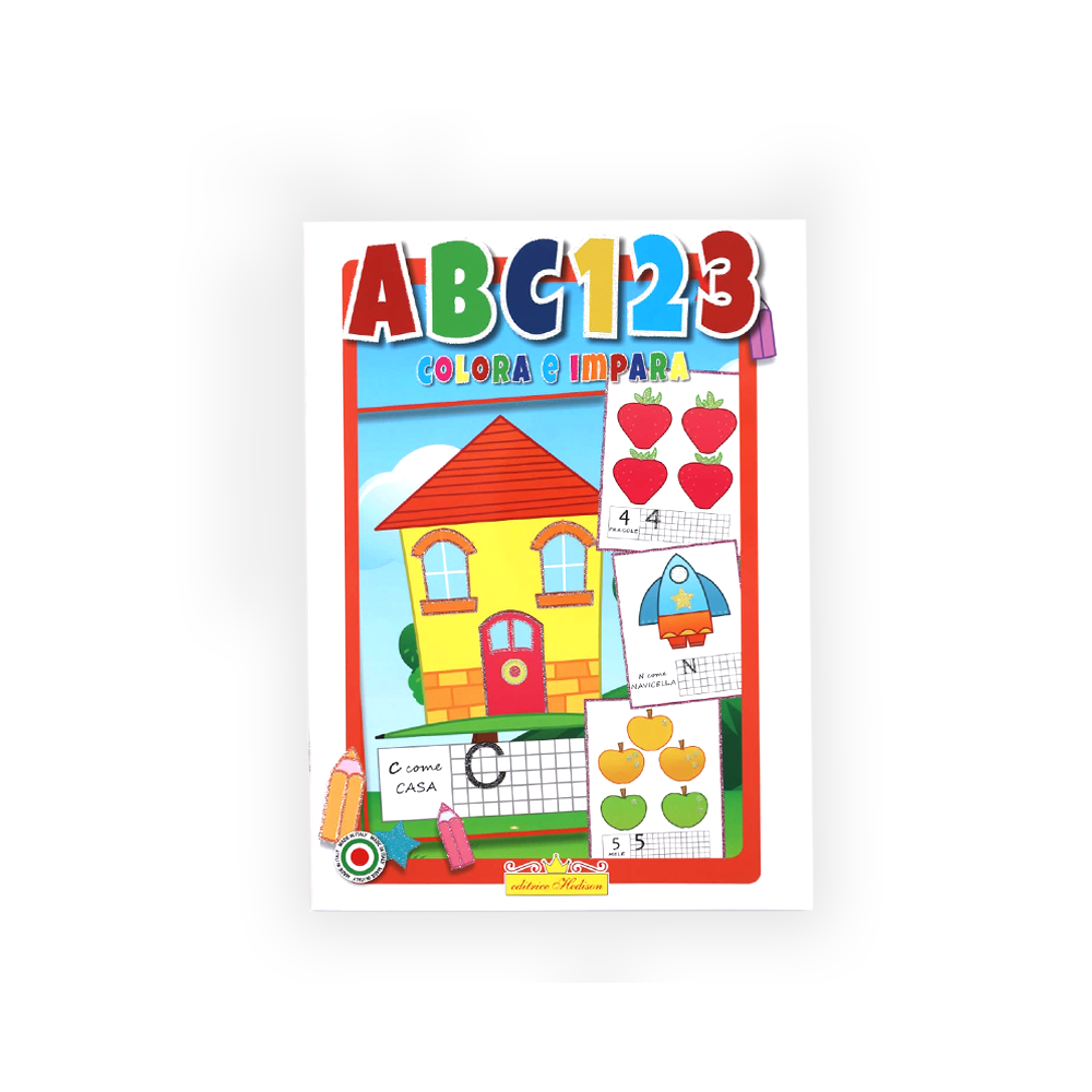 HEDISON EDITRICE - ABC 123 COLORA E IMPARA