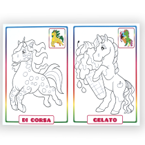 HEDISON EDITRICE - UNICORNO LIBRO DA COLORARE