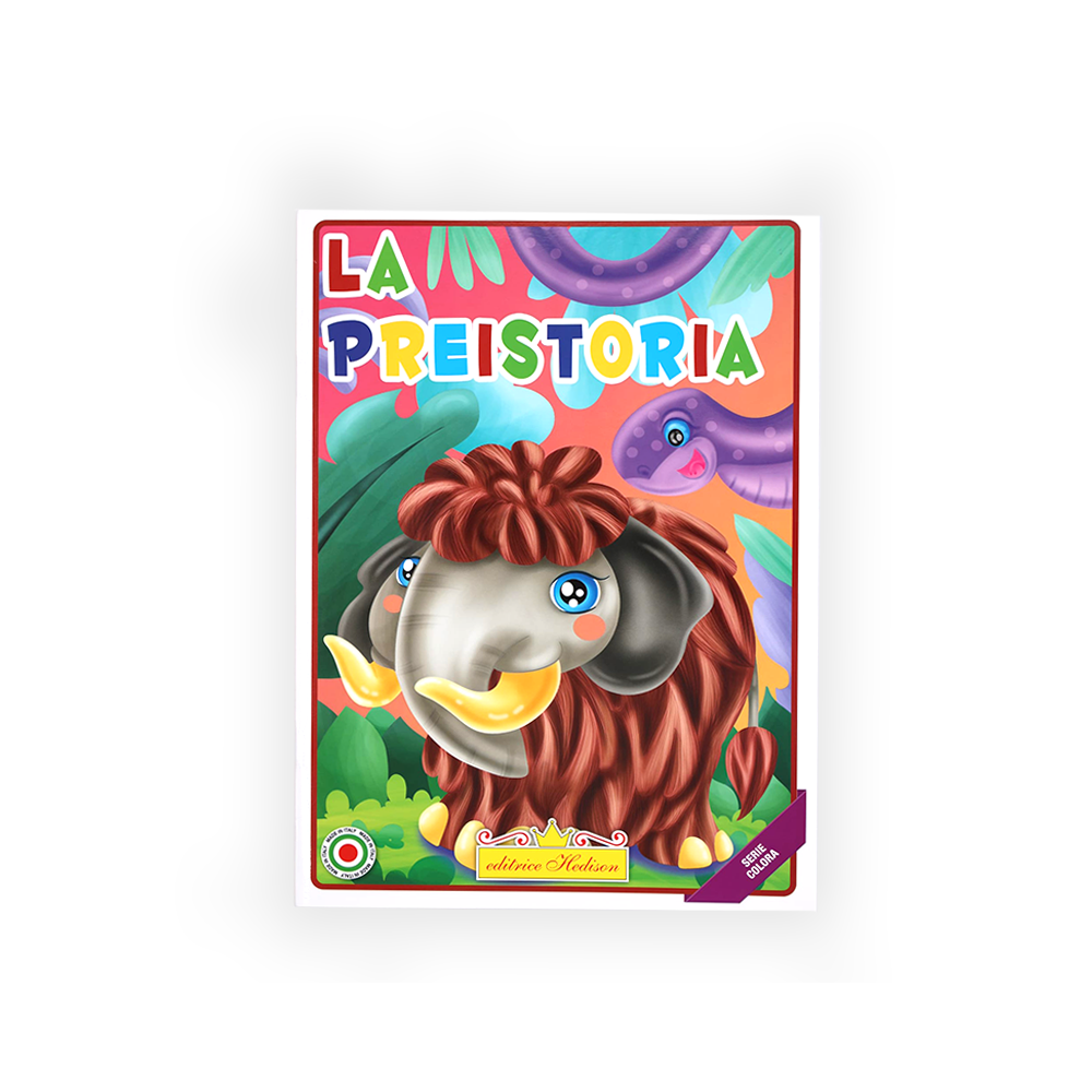 HEDISON EDITRICE - LA PREISTORIA LIBRO DA COLORARE