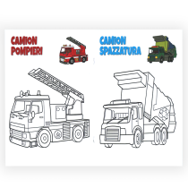 HEDISON EDITRICE - COLORA CAMION E RUSPE LIBRO DA COLORARE