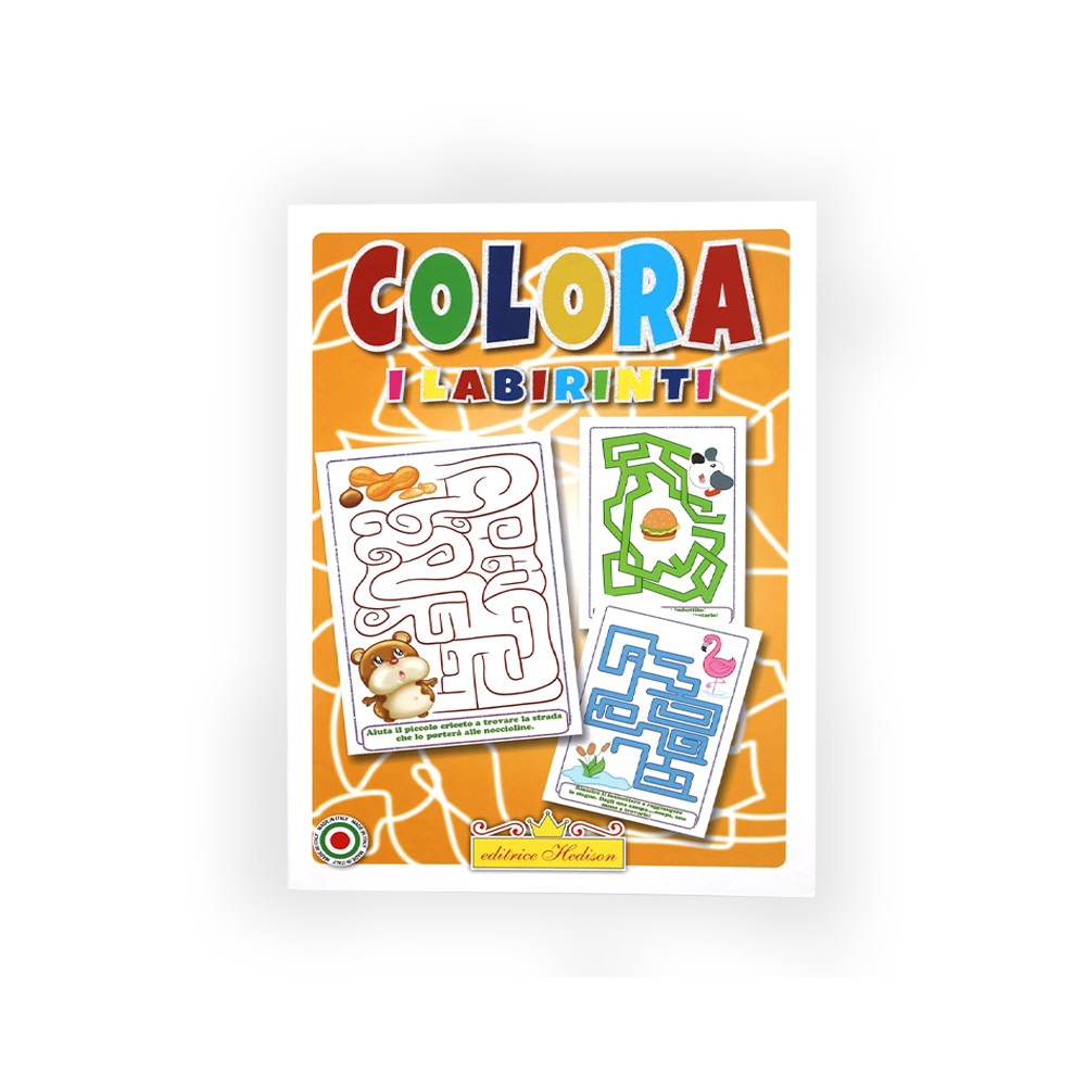HEDISON EDITRICE - I LABIRINTI LIBRO DA COLORARE