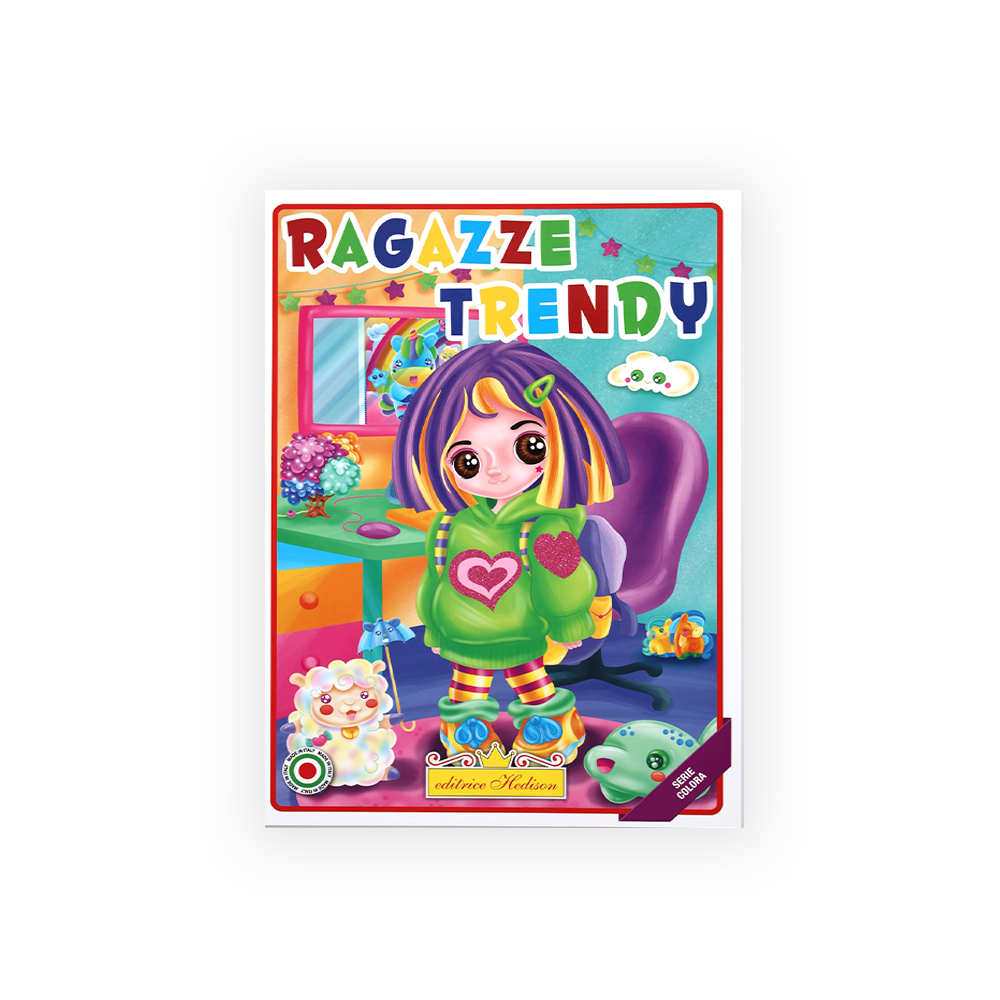 HEDISON EDITRICE - RAGAZZE TRENDY LIBRO DA COLORARE HEDISON EDITRICE - RAGAZZE TRENDY LIBRO DA COLORARE