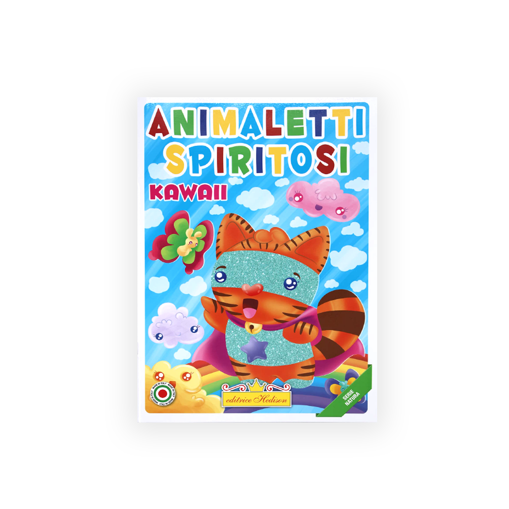 HEDISON EDITRICE - ANIMALETTI SPIRITOSI KAWAII LIBRO DA COLORARE