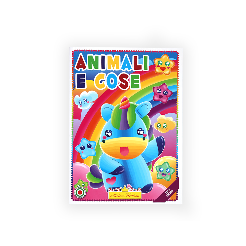 HEDISON EDITRICE - ANIMALI E COSE - LIBRO DA COLORARE SERIE COLORA. HEDISON EDITRICE - ANIMALI E COSE - LIBRO DA COLORARE SERIE COLORA.