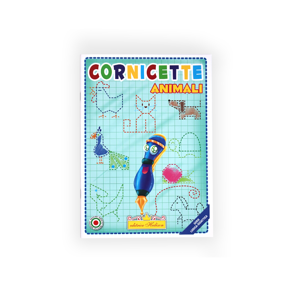 HEDISON EDITRICE - CORNICETTE ANIMALI LIBRO DA COLORARE SERIE LUDICA DIDATTICA. HEDISON EDITRICE - CORNICETTE ANIMALI LIBRO DA COLORARE SERIE LUDICA DIDATTICA.