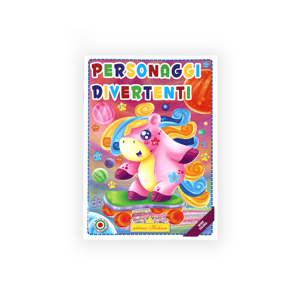HEDISON EDITRICE - PERSONAGGI DIVERTENTI LIBRO DA COLORARE SERIE COLORA. HEDISON EDITRICE - PERSONAGGI DIVERTENTI LIBRO DA COLORARE SERIE COLORA.