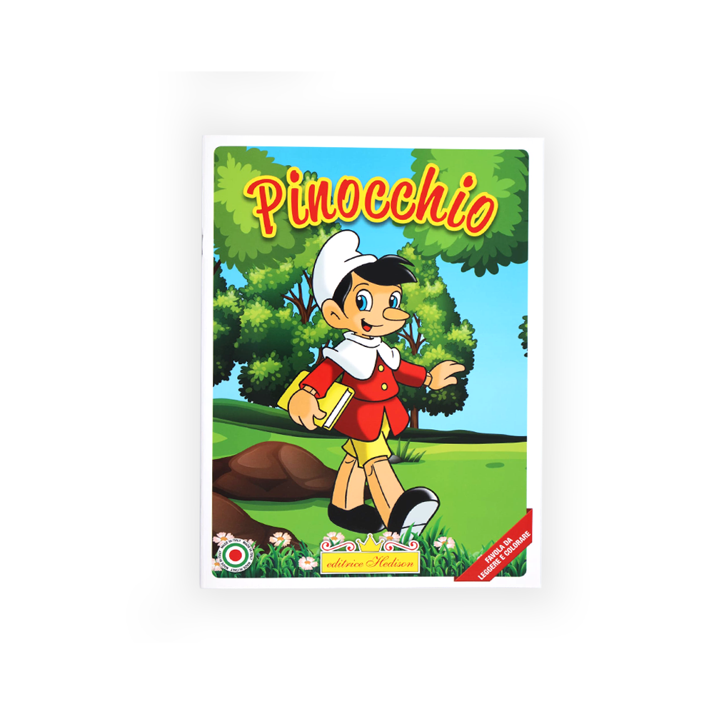 HEDISON EDITRICE - PINOCCHIO LIBRO DA COLORARE SERIE FAVOLA DA LEGGERE E COLORARE.