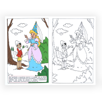 HEDISON EDITRICE - PINOCCHIO LIBRO DA COLORARE SERIE FAVOLA DA LEGGERE E COLORARE.