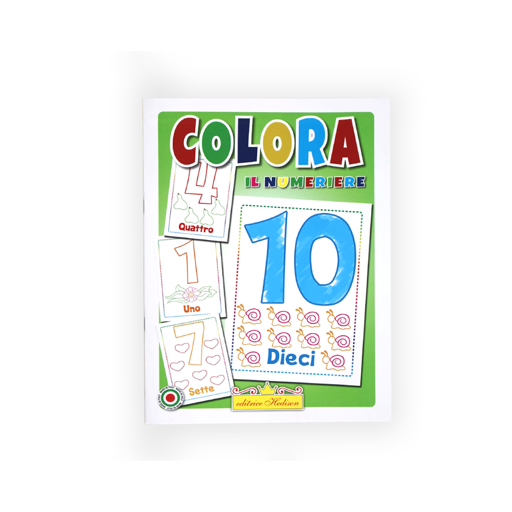 HEDISON EDITRICE - NUMERIERE DIDATTICO LIBRO DA COLORARE. HEDISON EDITRICE - NUMERIERE DIDATTICO LIBRO DA COLORARE.
