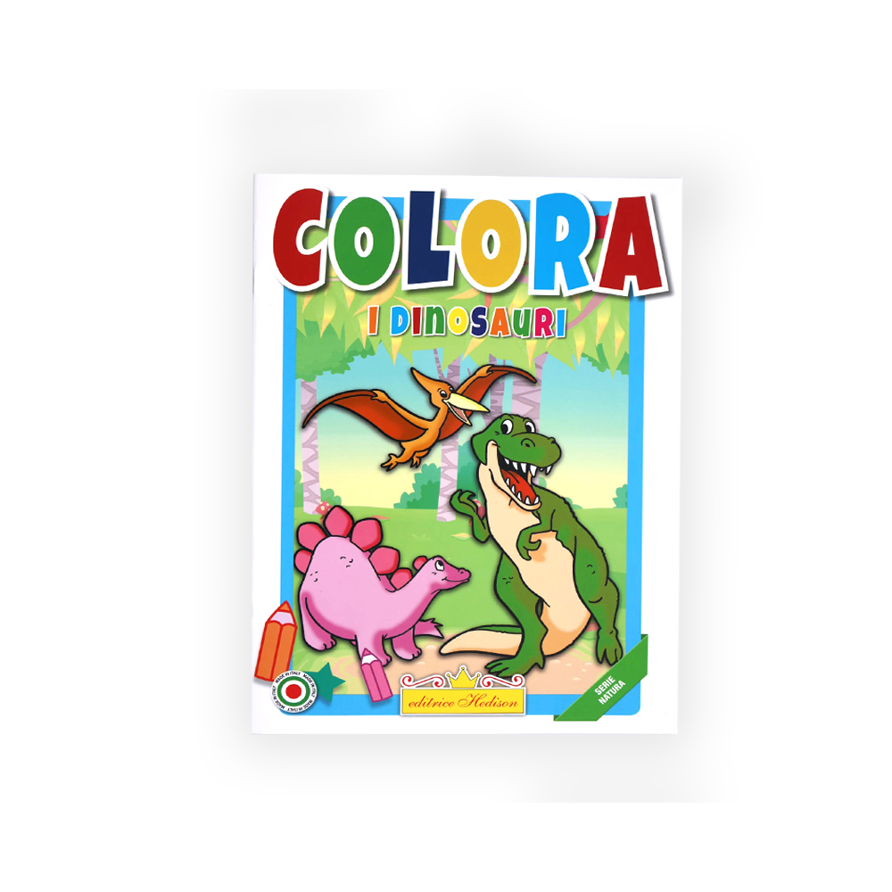HEDISON EDITRICE - I DINOSAURI LIBRO DA COLORARE SERIE COLORA NATURA. HEDISON EDITRICE - I DINOSAURI LIBRO DA COLORARE SERIE COLORA NATURA.