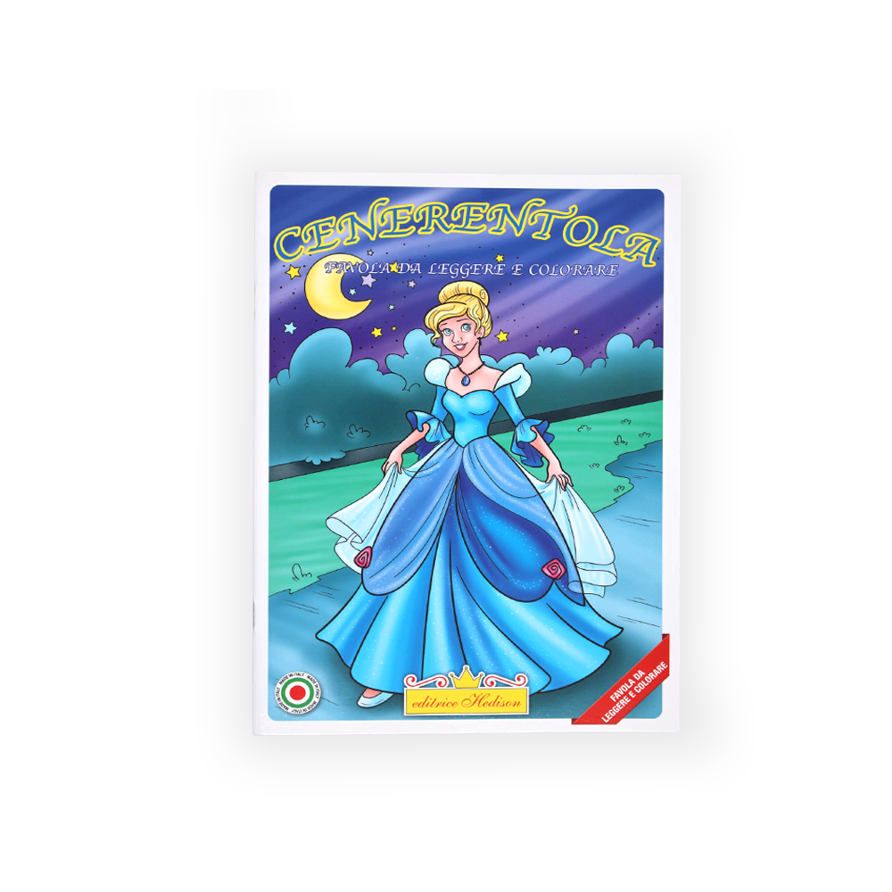 HEDISON EDITRICE - CENERENTOLA LIBRO DA COLORARE SERIE FAVOLA DA LEGGERE E COLORARE. HEDISON EDITRICE - CENERENTOLA LIBRO DA COLORARE SERIE FAVOLA DA LEGGERE E COLORARE.