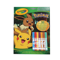 CRAYOLA - ALBUM ATTIVITA' & COLORING POKEMON 3+