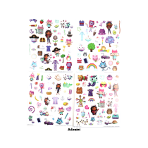 CRAYOLA - ALBUM ADESIVI-COLORING GABBY'S DOLLHOUSE 3+