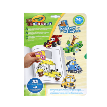 CRAYOLA - ALBUM COLORI E FORME WHIMSICAL WHEELS MINI KIDS  24+ MONTHS
