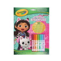 CRAYOLA - ALBUM ATTIVITA' & COLORING GABBY DOLL'S HOUSE 3+