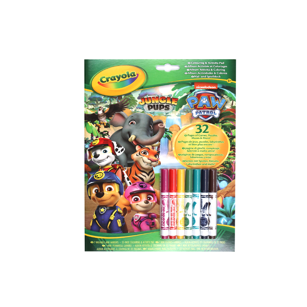 CRAYOLA - ALBUM ADESIVI E DA COLORARE PAW PATROL CRAYOLA - ALBUM ADESIVI E DA COLORARE PAW PATROL