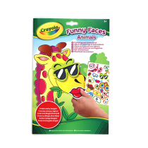 CRAYOLA - FUNNY FACES ANIMALS ALBUM DA COLORARE 3+