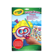 CRAYOLA - FUNNY FACES PLEOPLE ALBUM DA COLORARE CON ADESIVI 3+