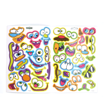 CRAYOLA - FUNNY FACES PLEOPLE ALBUM DA COLORARE CON ADESIVI 3+