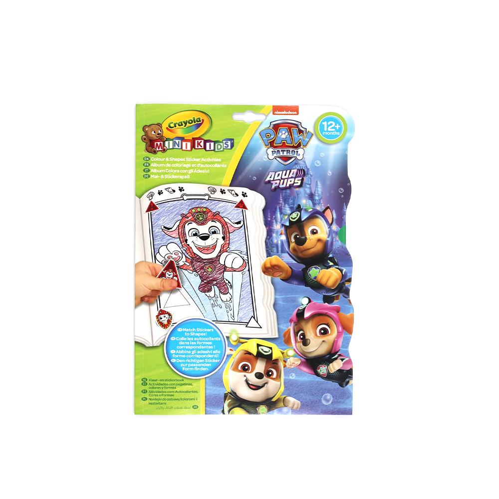 CRAYOLA - ALBUM COLORI E FORME PAW PATROL MINI KIDS 12+ MONTHS