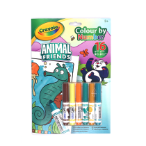 CRAYOLA - ALBUM DA COLORARE CON I NUMERI ANIMAL FRIENDS 3+