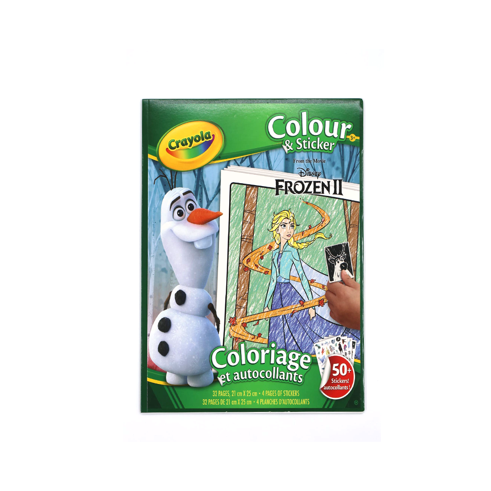 CRAYOLA - ALBUM ADESIVI E DA COLORARE FROZEN 2 CRAYOLA - ALBUM ADESIVI E DA COLORARE FROZEN 2