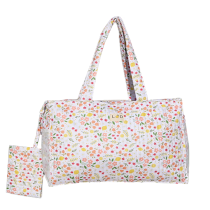 BORSA PROVENZALE CON MANICO E POCHETTE COORDINATA