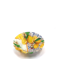 AD TREND - CIOTOLA VETRO ASSORTITA 2 DECORI DIAM 14,5XH3,5